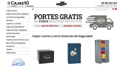 Desktop Screenshot of cajas10.com